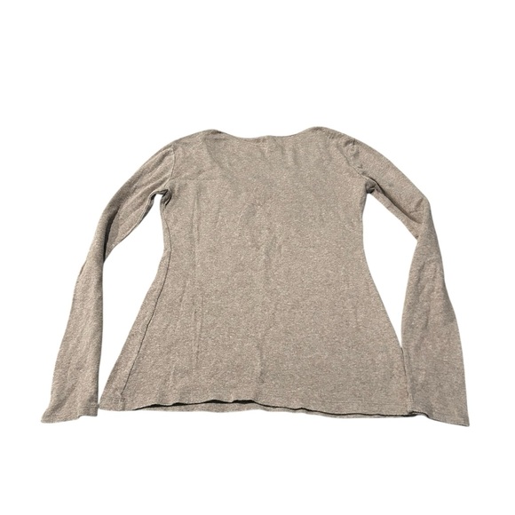 3/$15 NY&C brown long sleeve T-shirt - Picture 4 of 5